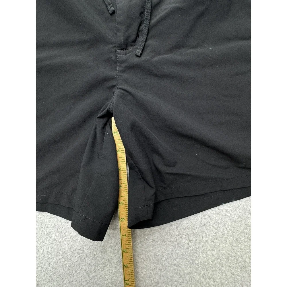 Patagonia Shorts Womens 12 Black Cargo Outdoor Drawstring Waist Pocket Hiking - Picture 3 of 14
